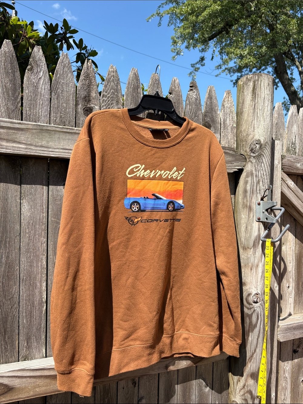 Chemistry large Chevy Corvette sweatshirt!